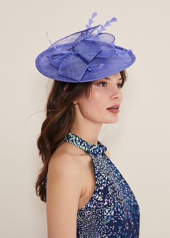 Phase Eight Blue Fascinator Hats Blue Canada | PKSHED-934